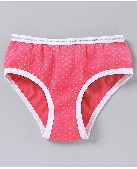 Pine Kids Anti Microbial & Bio Wash Hipster Panties Strawberry Print Pack of 3 - Rose Quartz Camella Rose White Pink