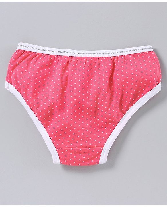 Pine Kids Anti Microbial & Bio Wash Hipster Panties Strawberry Print Pack of 3 - Rose Quartz Camella Rose White Pink