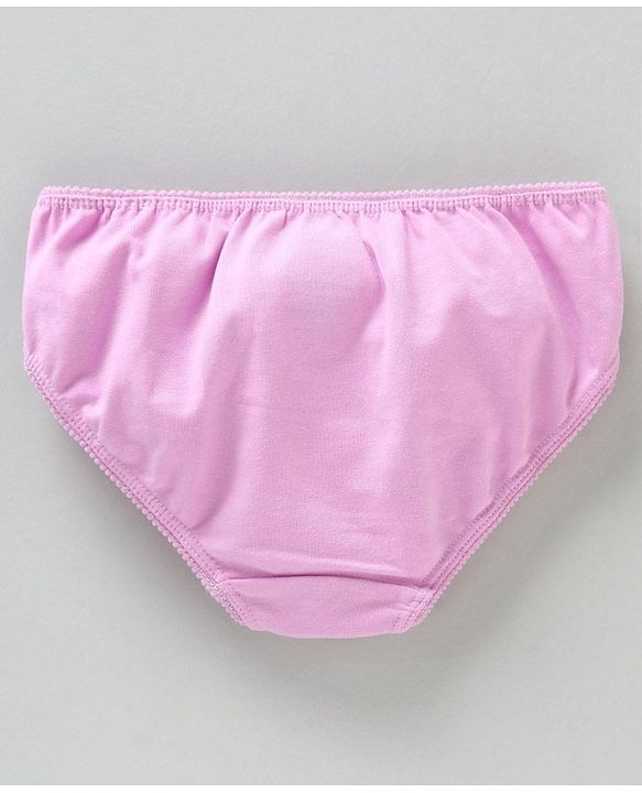 Pine Kids Anti Microbial & Biowash Panties Crown Print Pack of 3 - Pink White Multicolour