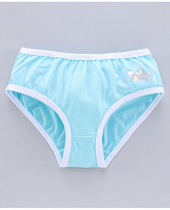 Pine Kids Anti Microbial & Biowash Panties Crown Print Pack of 2 - Pink Blue