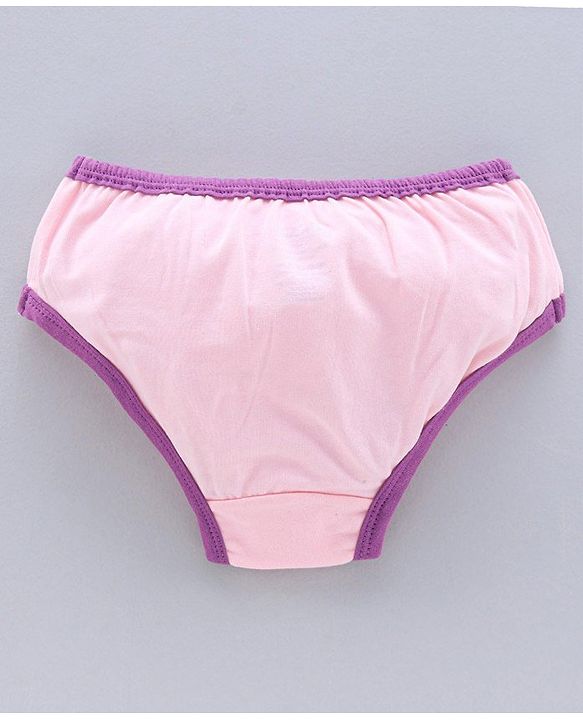 Pine Kids Anti Microbial & Biowash Panties Crown Print Pack of 2 - Pink Blue