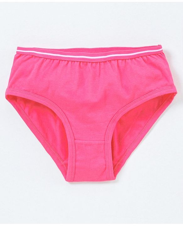 Pine Kids Anti microbial & Bio wash Hipster Panties Assorted Print - Hot Pink, Navy Blue