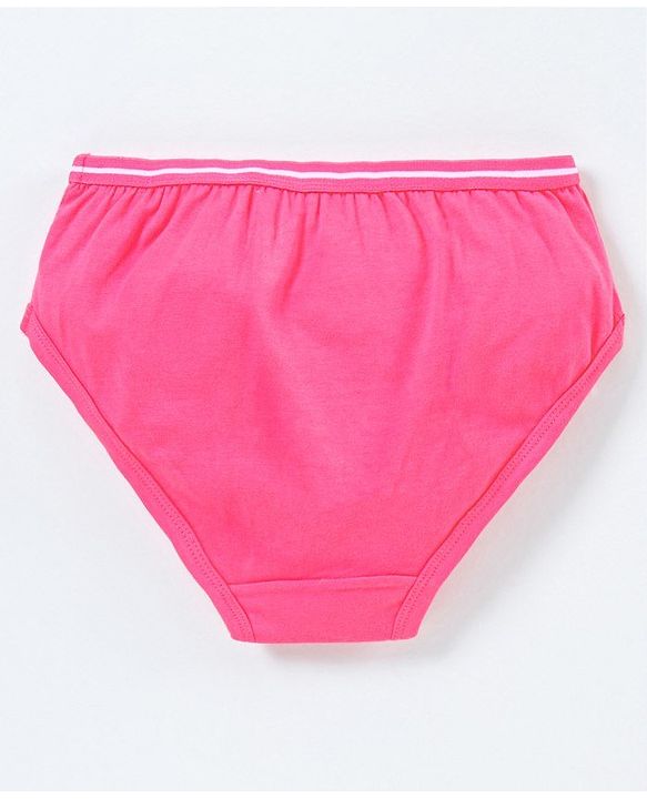 Pine Kids Anti microbial & Bio wash Hipster Panties Assorted Print - Hot Pink, Navy Blue