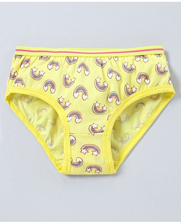 Pine Kids Anti Microbial and Bio Wash Cotton Panties Pack of 3 - Pink