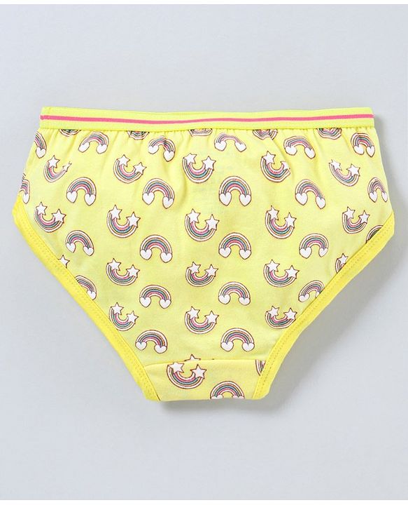 Pine Kids Anti Microbial and Bio Wash Cotton Panties Pack of 3 - Pink