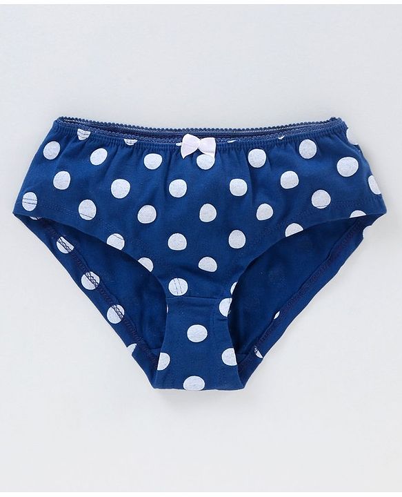 Pine Kids Polka Dot Panties Pack of 3 - Blue Pink