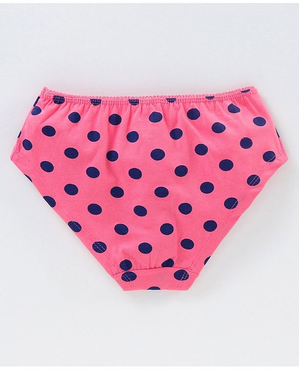 Pine Kids Polka Dot Panties Pack of 3 - Blue Pink