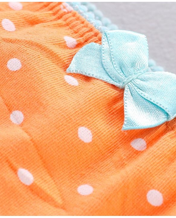 Pine Kids Printed Panties Pack of 3 - Orange Pink Purple