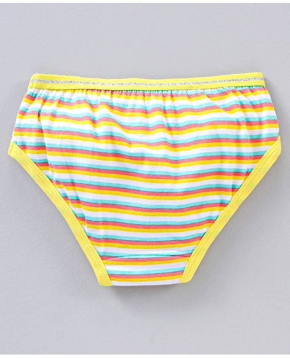 Pine Kids Printed Antimicrobial & Bio wash Panties Pack of 3 - Multicolor