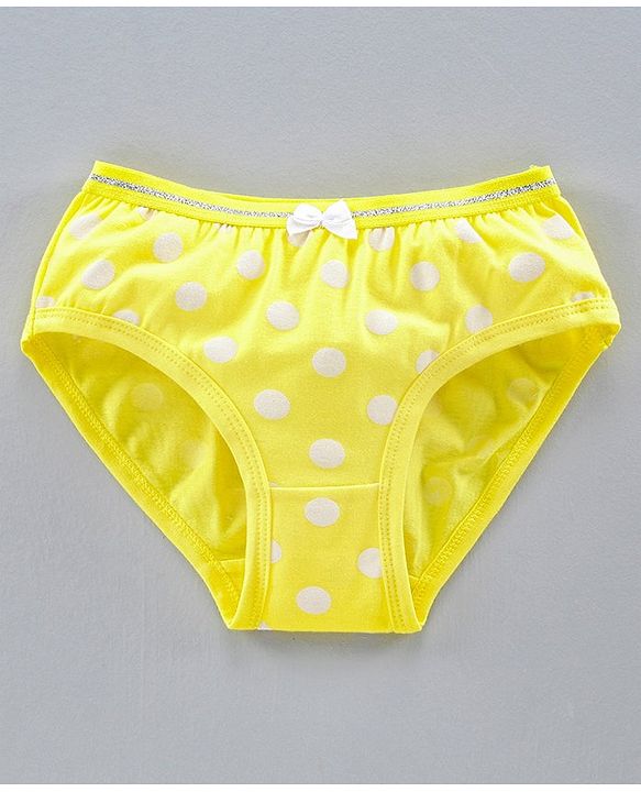 Pine Kids Anti Microbial and Bio Wash Cotton Panties Pack of 2 - Blue Yellow
