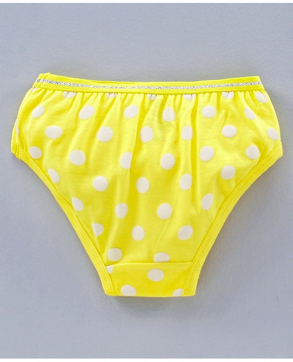 Pine Kids Anti Microbial and Bio Wash Cotton Panties Pack of 2 - Blue Yellow