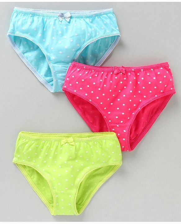 Pine Kids Anti Microbial & Biowash Panties Pack of 3 - Multicolour