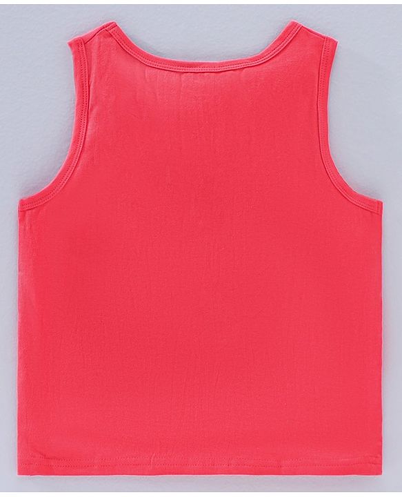 Pine Kids Anti Microbial & Biowash Sleeveless Slips Heart Print Pack of 3 - Red Blue White