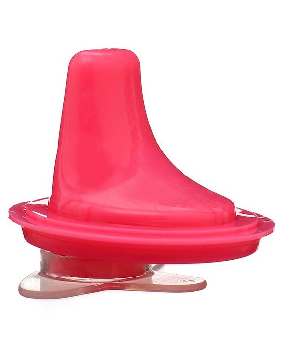 Babyhug 3 in 1 Anti Colic Nipple Spout and Straw Sipper Pink - 270 ml