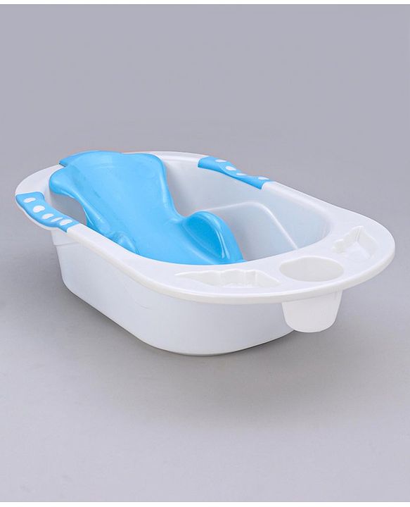 Babyhug Dolphin Bath Tub With Sling - Blue
