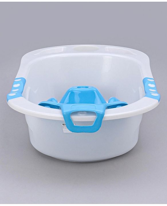 Babyhug Dolphin Bath Tub With Sling - Blue
