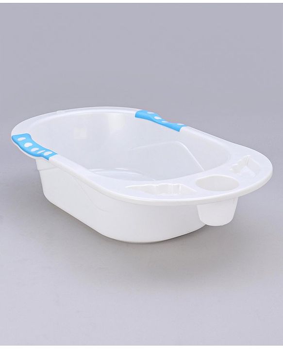 Babyhug Dolphin Bath Tub With Sling - Blue
