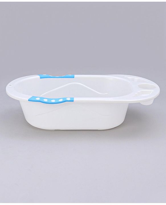 Babyhug Dolphin Bath Tub With Sling - Blue