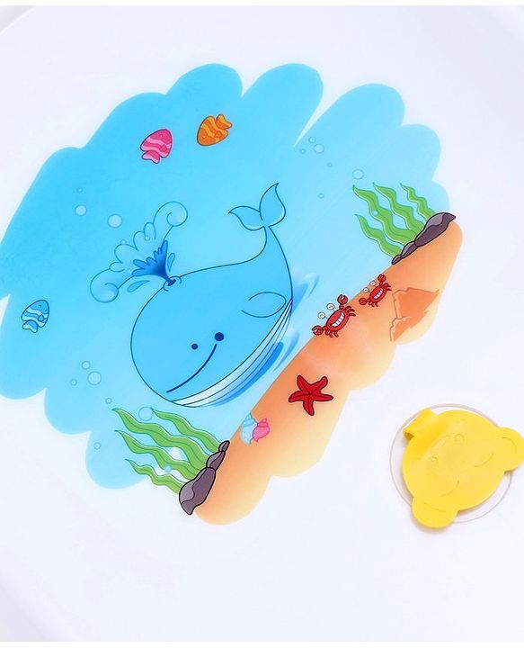 Babyhug Dolphin Bath Tub With Sling - Blue