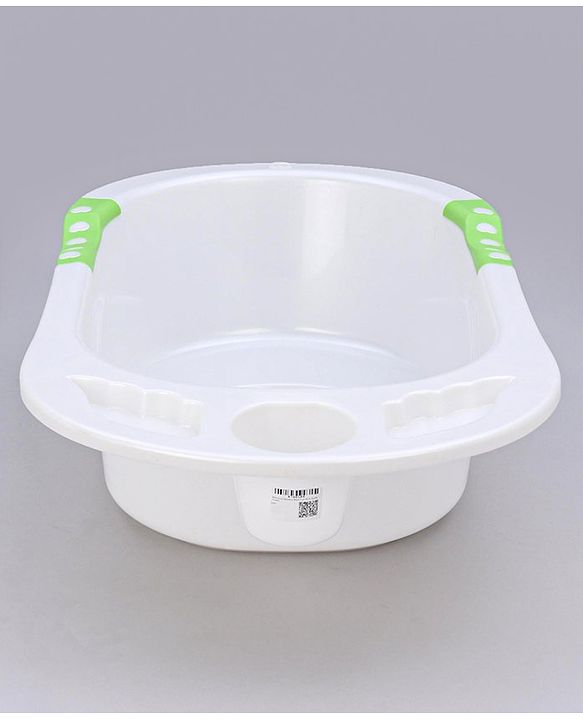 Babyhug Dolphin Bath Tub With Sling - Green