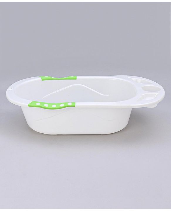 Babyhug Dolphin Bath Tub With Sling - Green