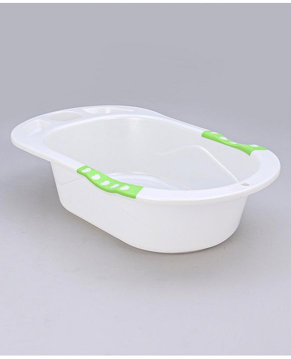 Babyhug Dolphin Bath Tub With Sling - Green