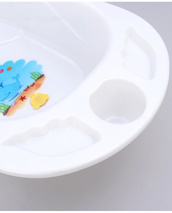 Babyhug Dolphin Bath Tub With Sling - Green
