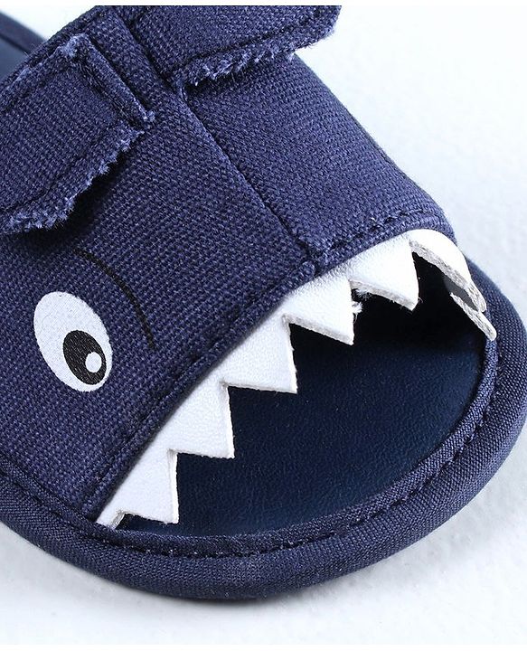 Cute Walk by Babyhug Booties Monster Design - Blue
