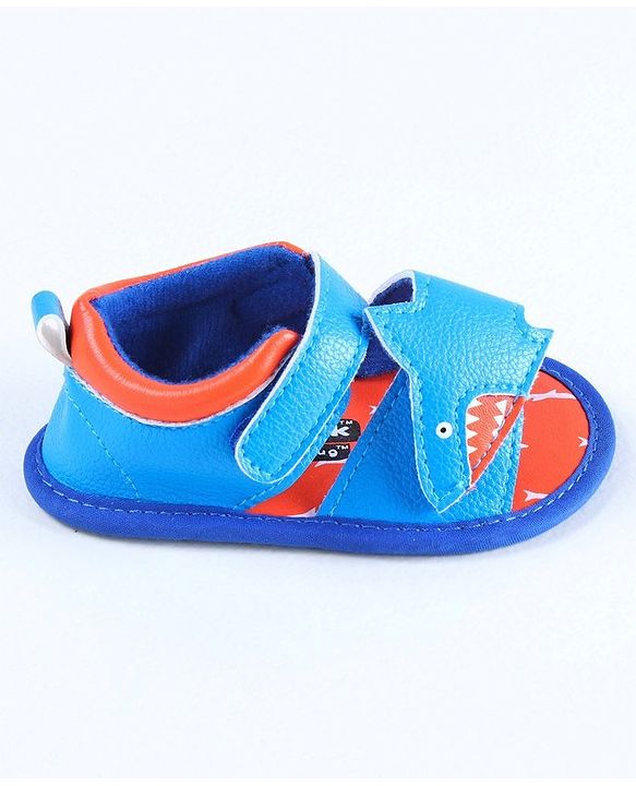 Cute Walk by Babyhug Sandals Style Booties Whale Patch  - Blue