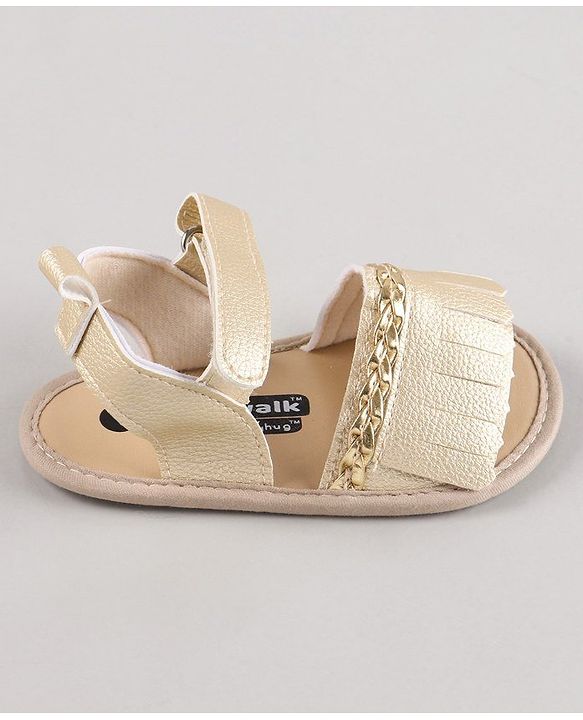 Cute Walk by Babyhug Sandal Style Booties - Rose Gold