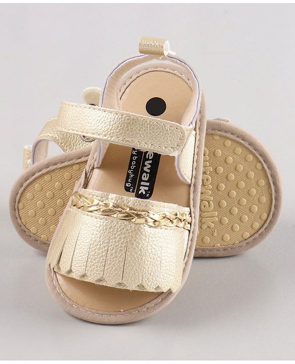 Cute Walk by Babyhug Sandal Style Booties - Rose Gold