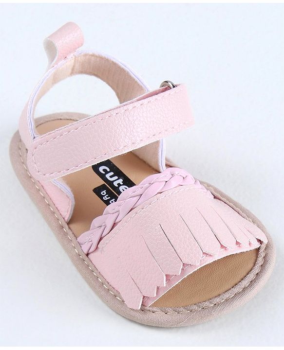 Cute Walk by Babyhug Sandal Style Booties - Pink