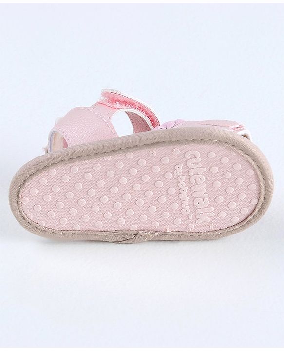 Cute Walk by Babyhug Sandal Style Booties - Pink