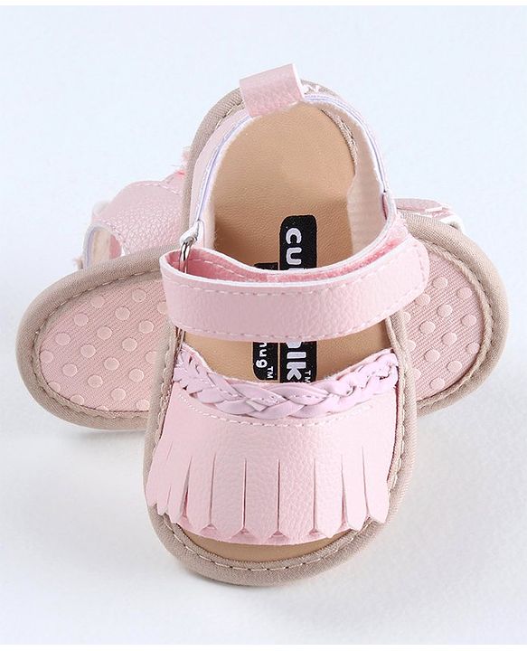 Cute Walk by Babyhug Sandal Style Booties - Pink