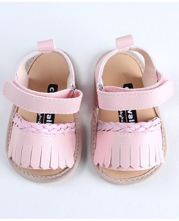 Cute Walk by Babyhug Sandal Style Booties - Pink
