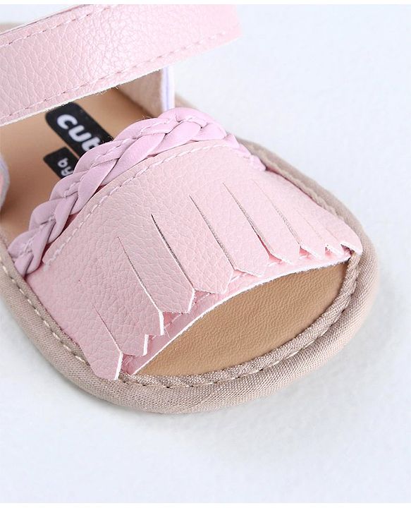 Cute Walk by Babyhug Sandal Style Booties - Pink
