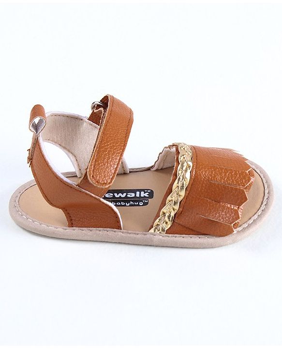 Cute Walk by Babyhug Sandal Style Booties - Rose Gold