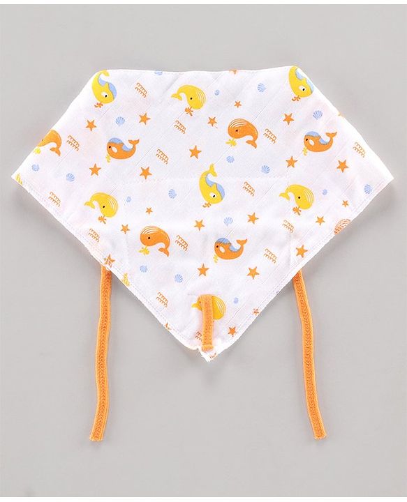 Babyhug Muslin Cloth Nappy Set of 12 Medium - Multicolor Printed