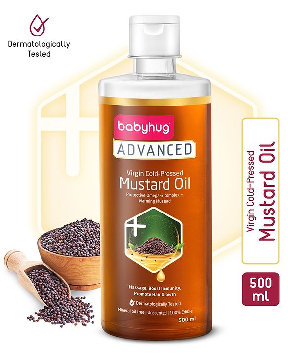 Babyhug Advanced Cold Pressed Virgin Mustard Oil - 100 ml