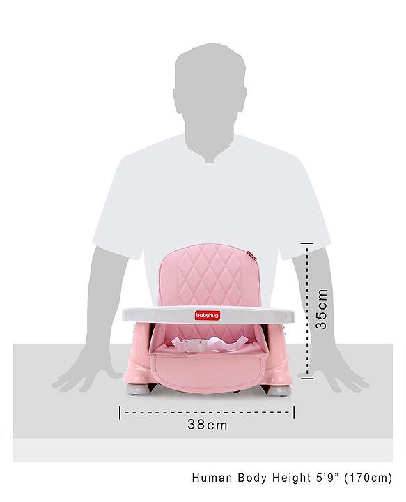 Babyhug Booster Chair with Cushion - Green
