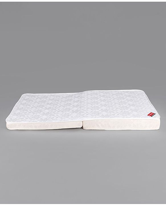 Babyhug Foldable 1 Plus 1 Mattress - Off White