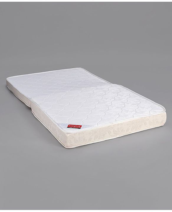 Babyhug Foldable 1 Plus 1 Mattress - Off White