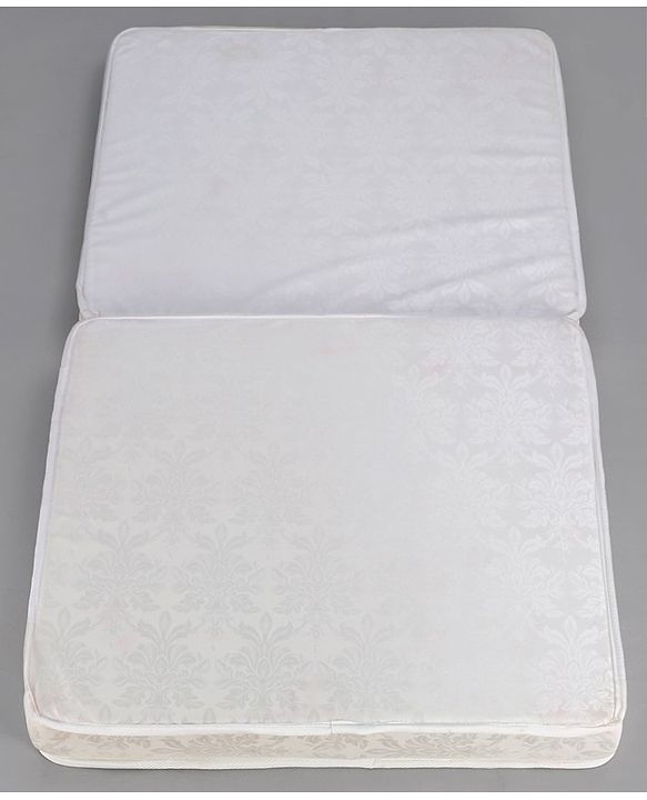 Babyhug Foldable 1 Plus 1 Mattress - Off White