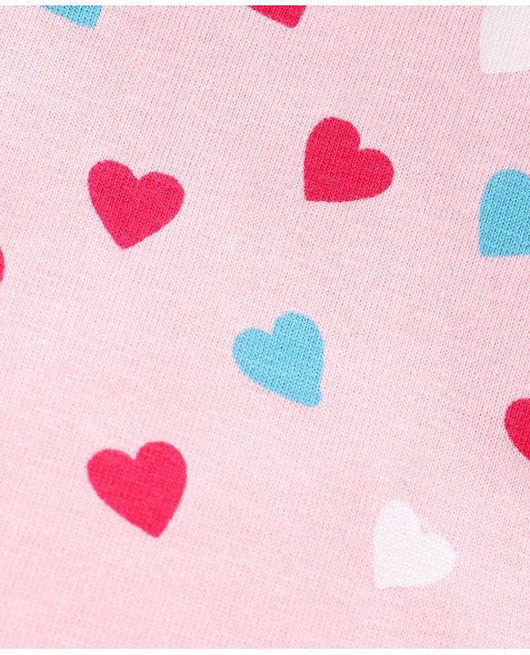Babyhug Half Sleeves Biowashed Tees Unicorn Print Pack of 3 - Pink White