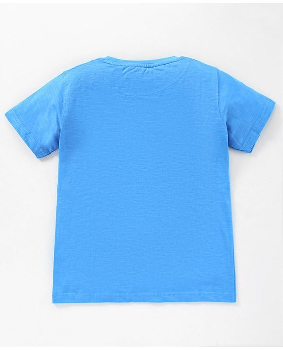 Pine Kids 100% Cotton & Bio wash Half Sleeves Tees Pack of 3 - Yellow Blue Green