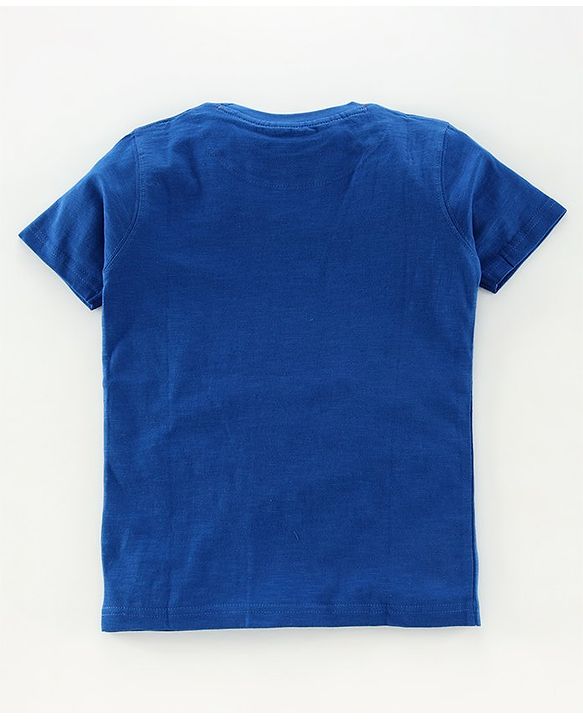 Pine Kids Half Sleeves Bioawashed 100% Cotton Tees Pack of 3 - Orange Green Blue