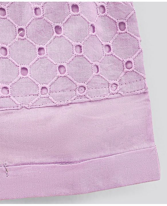 Pine Kids Mid Thigh Length Shorts - Purple