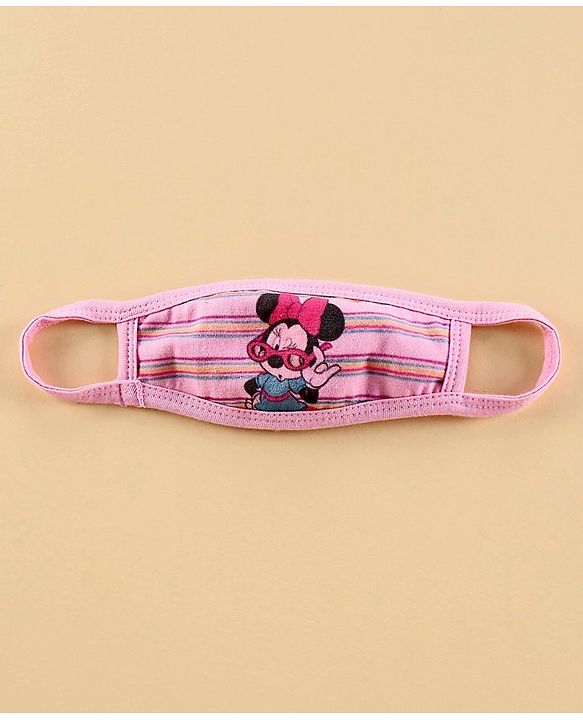 Babyhug  Face Mask Pack of 2 - Pink White