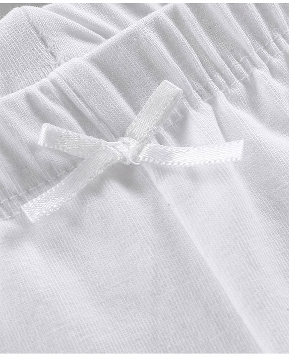 Pine Kids Organic Cotton Anti Bacterial Shorts Pack of 3 - White