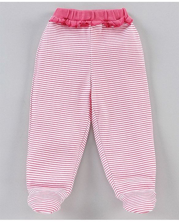 Babyhug Full Length Bootie Leggings Pack Of 3 - Multicolor
